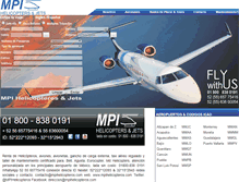 Tablet Screenshot of mpihelicopteros.com